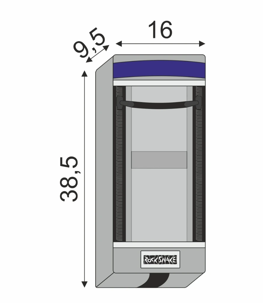 [M30022GR] MFS Innentasche 38,5×16×9,5 (7761239G)