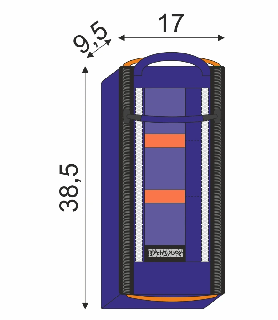 [V30022BL] Innentasche 38,5x17x9,5 (7760232)