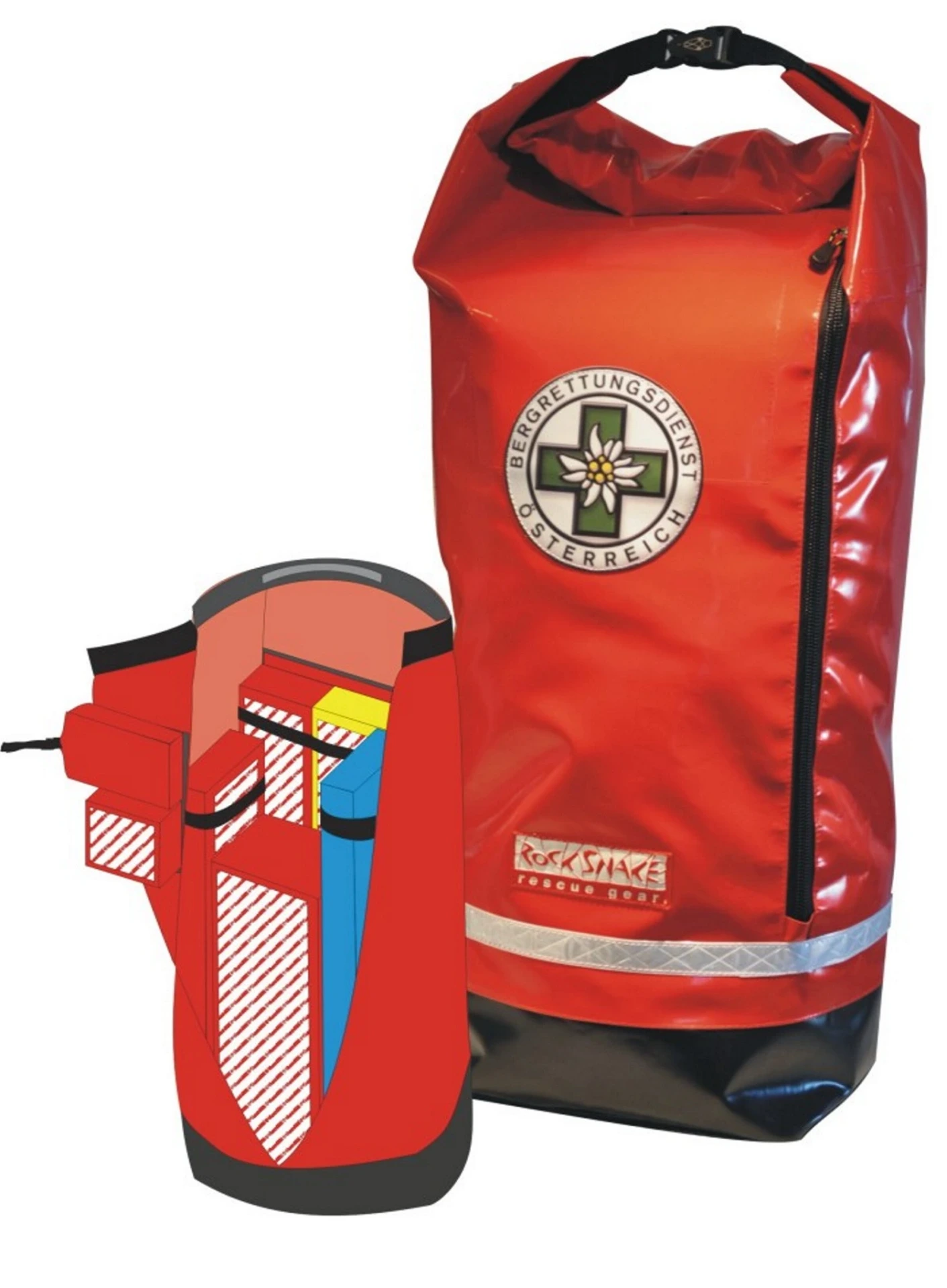 [H60004RD] Lawinensack 65L ohne Innentaschen (69406430)
