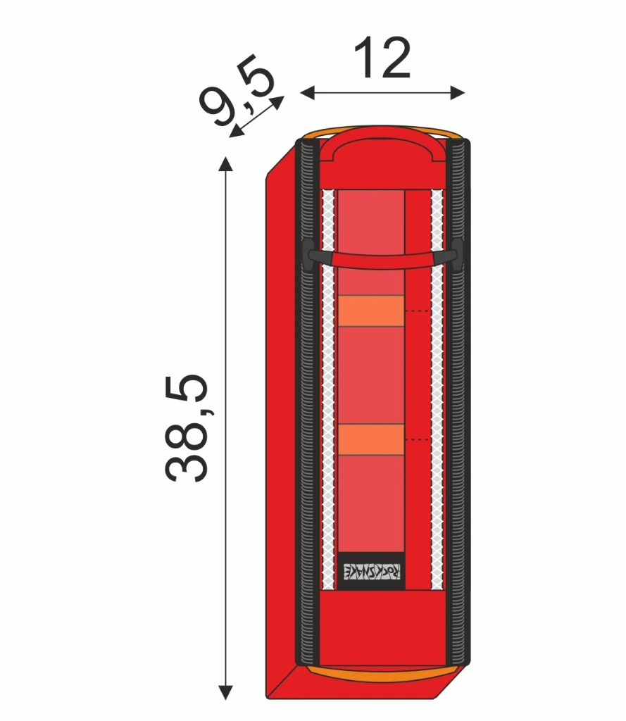 [V30021RD] Innentasche 38,5x12x9,5 (7760330)