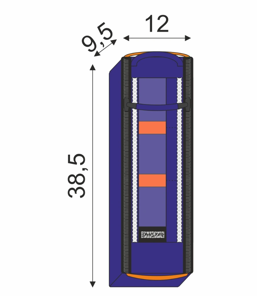 [V30076BL] Innentasche 38,5x12x9,5 (7760332)